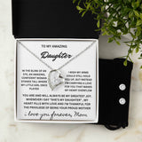 TO MY AMAZING DAUGHTER NECKLACE