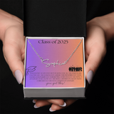 NAME PLATE  - PERSONALIZED  Class of 2026 - ITALIC