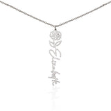 BEAUTIFUL DAUGHTER - FLOWER NAME NECKLACE