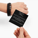 TO THE GREATEST DAD  - LOVE YOU FOREVER BRACELET