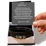 TO MY HUSBAND -- LOVE YOU FOREVER BRACELET