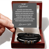 TO MY HUSBAND -- LOVE YOU FOREVER BRACELET