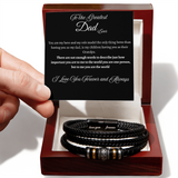 TO THE GREATEST DAD  - LOVE YOU FOREVER BRACELET