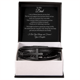 TO MY DAD - MEN'S CROSS BRACELET
