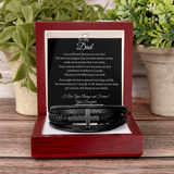 TO MY DAD - MEN'S CROSS BRACELET