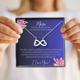 FOR MOM   HEART TO HEART NECKLACE