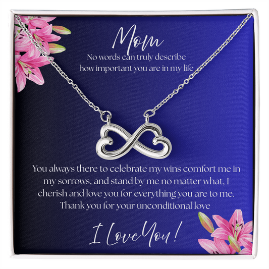 FOR MOM   HEART TO HEART NECKLACE
