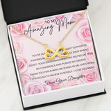 ENDLESS LOVE NECKLACE TO MOM FROM DAUGHTER