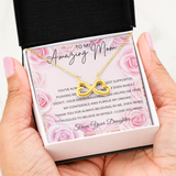 ENDLESS LOVE NECKLACE TO MOM FROM DAUGHTER
