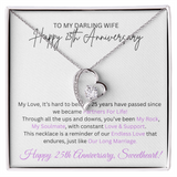TO MY DARLING WIFE      HAPPY 25TH ANNIVERSARY