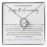 TO MY DARLING WIFE HAPPY 5TH ANNIVERSARY