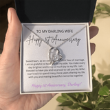 TO MY DARLING WIFE   HAPPY 1ST ANNIVERSARY