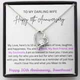 TO MY DARLING WIFE HAPPY 10TH ANNIVERSARY