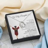 DAUGHTER GRADUATION  FOREVER LOVE NECKLACE frm mom and dad