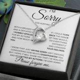 I'M SORRY  FORVER LOVE NECKLACE...A BRUISE HEART