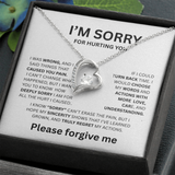 I'M SORRY FOREVER LOVE NECKLACE ....CAUSED YOU PAIN