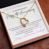 TO MY DARLING WIFE    HAPPY 15TH ANNIVERSARY