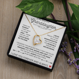 TO MY BEAUTIFUL GRANDDAUGHTER...FOREVER LOVE NECKLACE