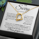 I'M SORRY  FORVER LOVE NECKLACE...A BRUISE HEART