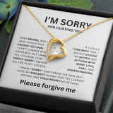 I'M SORRY FOREVER LOVE NECKLACE ....CAUSED YOU PAIN