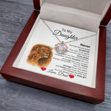 TO DAUGHTER CROWN NECKLACE...From Dad   NO MATTER