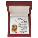 TO MY DAUGHTER NECKLACE.....STRAIGHTEN YOUR CROWN