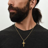 I'M SORRY  ARTISIAN CROSS NECKLACE WITH SNAKE CHAIN....TRULY SORRY