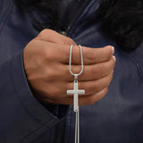 TO MY MAN CHRISTMAS CROSS CHAIN GREEN