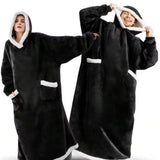 SNUGCOZY FLANNEL HOODIE BLANKET