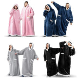 SNUGCOZY FLANNEL HOODIE BLANKET