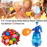PORTABLE AIR WATER BOMB BALLOON PUMPSET- FILL FAST - KIDS PARTIES - SUMMER SPLASH