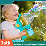ELECTRIC BUBBLE GUN MACHINE FOR KIDS - OUTDOOR FUN - BEACH DAYS