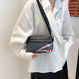 SHARK BITE EVERYDAY CROSSBODY BAG - LIGHTWEIGHT - STYLISH- EASY TO WEAR