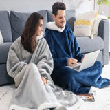 SNUGCOZY FLANNEL HOODIE BLANKET