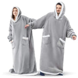 SNUGCOZY FLANNEL HOODIE BLANKET