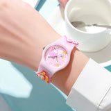 KAWAII 3D CARTOON KIDS WATCH SET - HELLO KITTY, KUROMI & FRIENDS GIFT BOX EDITION