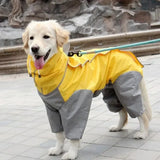 WATERPROOF DOG RAINCOAT HOODIE JACKET- lightweight rain jacket