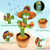 TALKING DANCING CACTUS BABY TOY-Repeats Your Voice • Sings  • Keeps Kids Laughing for Hours!