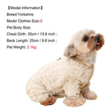 COZYPET WARM FLEEECE DOG CAT JUMPSUIT