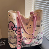 hello kitty shoulder bag cute y2k cartoon bag front view