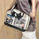 Y2K STAR ITA BAG - CUTE TRANSPARENT DIY DISPLAY CROSSBODY PURSE