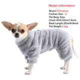 COZY PUP FLEECE WINTER JUMPSUIT FOR DOGS