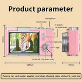 POCKET FLIP SELFIE TRAVEL CAMERA-48MP WITH 180 DEGRESS FLIP SCREEN