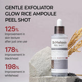GLOW RICE PEEL AMPOULE SCRUB SHOT-Smooth, Clear &amp; Radiant Skin