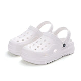 Platform clogs for women – Urban chunky comfort non-slip sandals with thick EVA sole for summer.