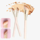 FOUNDATION BRUSH-CONSEALER- FOR LIQUID CREAM-POWDER MAKEUP - ANGLED