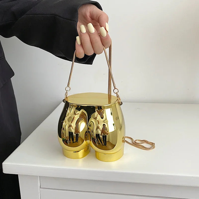 clutch purse with chain strap evening outfit look