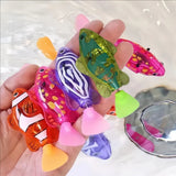 BABY  BATH LIGHT-UP SWIMMING FISH TOY - Realistic Clownfish • Water-Activated • Makes Bath Time Fun &amp; Exciting!