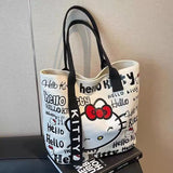 Hello kitty shoulder bag backpack mode view