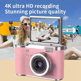 POCKET FLIP SELFIE TRAVEL CAMERA-48MP WITH 180 DEGRESS FLIP SCREEN